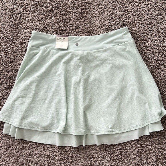 NWT Calia by Carrie Underwood Mint Green Double Layer Mesh Golf Skort - Picture 5 of 7